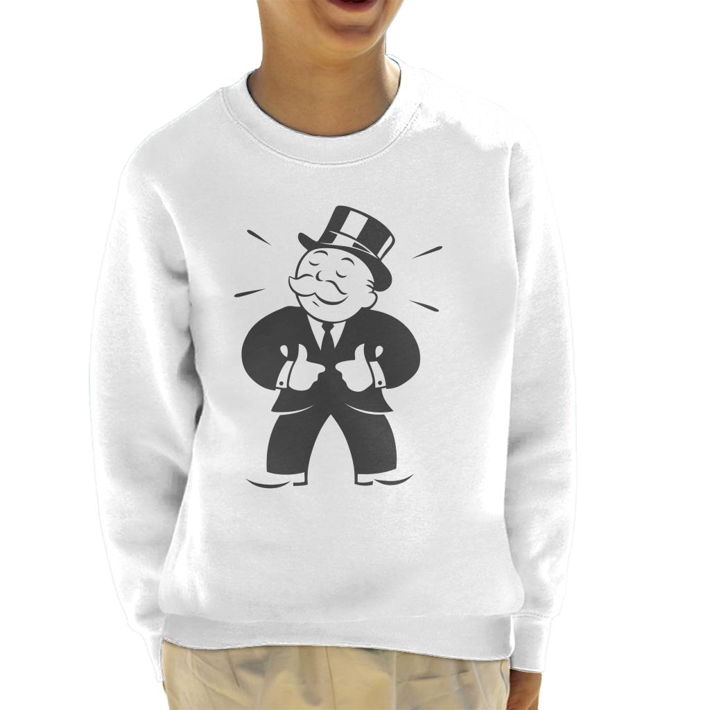 Monopoly Man Thumbs Up Kid's Sweatshirt product image 4