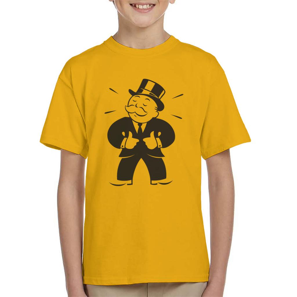 Monopoly Man Thumbs Up Kid's T-Shirt product image 6