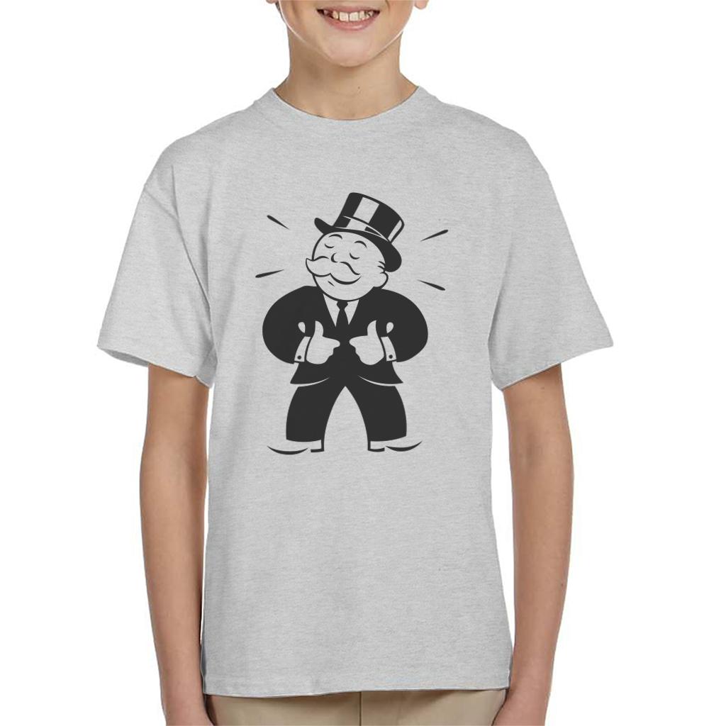 Monopoly Man Thumbs Up Kid's T-Shirt product image 1