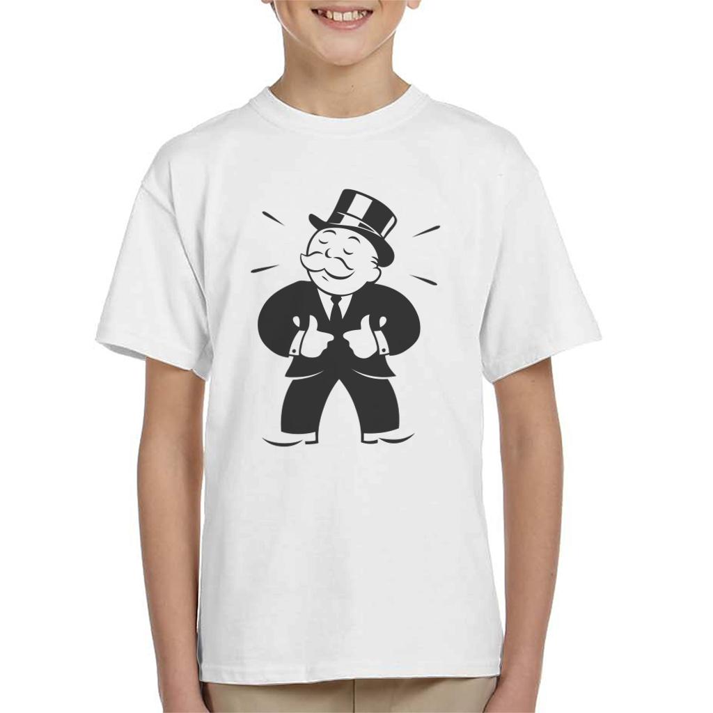 Monopoly Man Thumbs Up Kid's T-Shirt product image 4