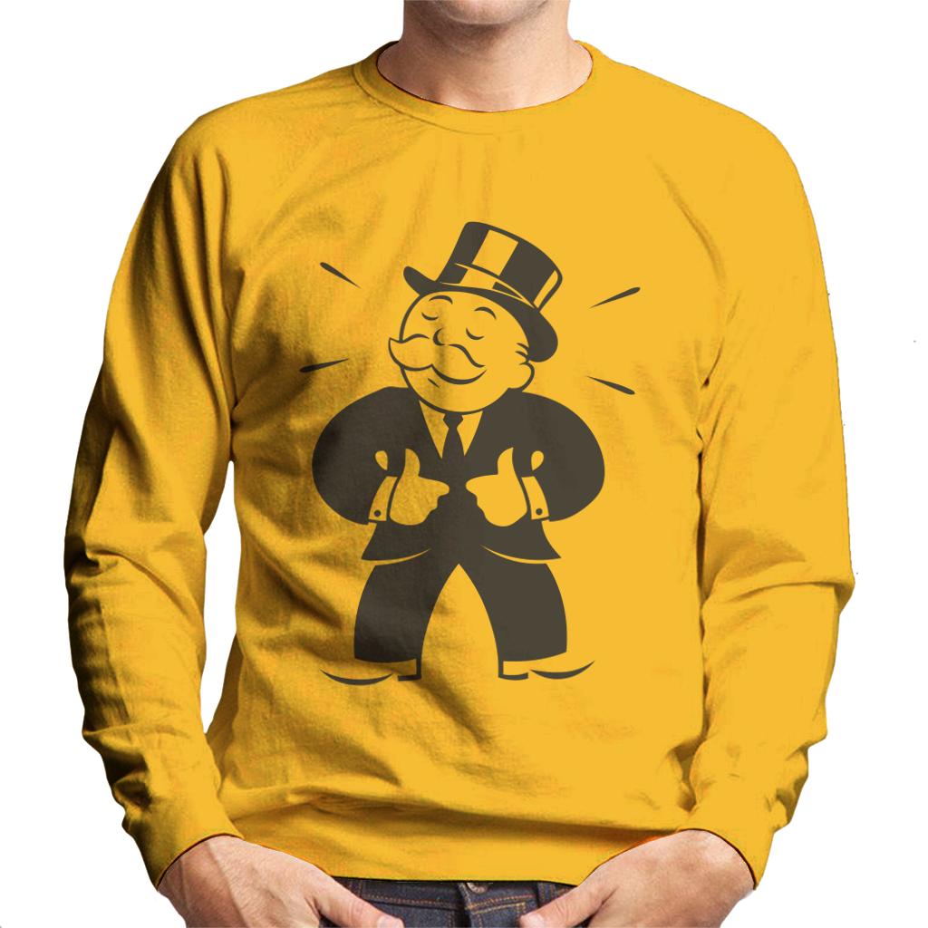 Monopoly Man Thumbs Up Men's Sweatshirt product image 6