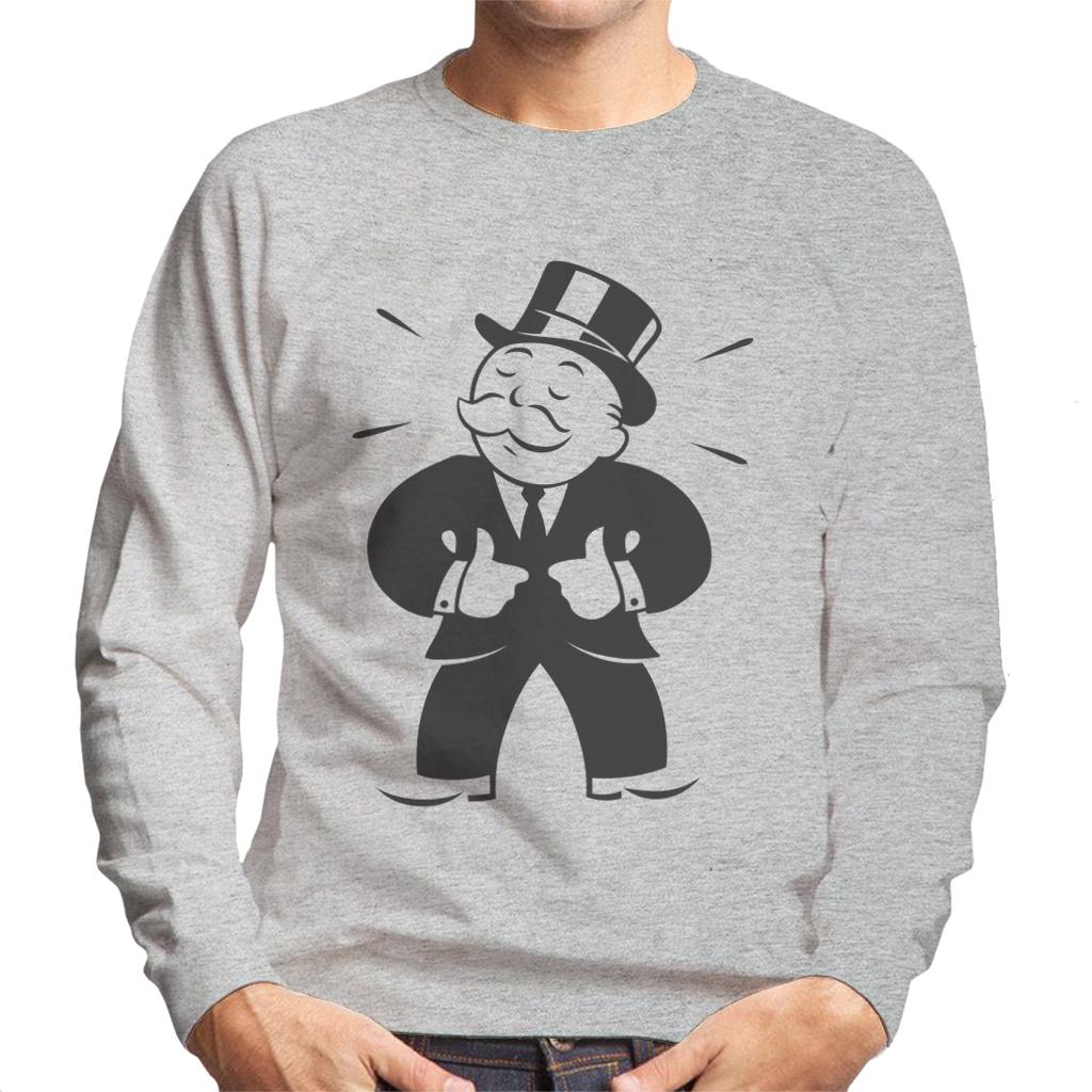 Monopoly Man Thumbs Up Men's Sweatshirt product image 1