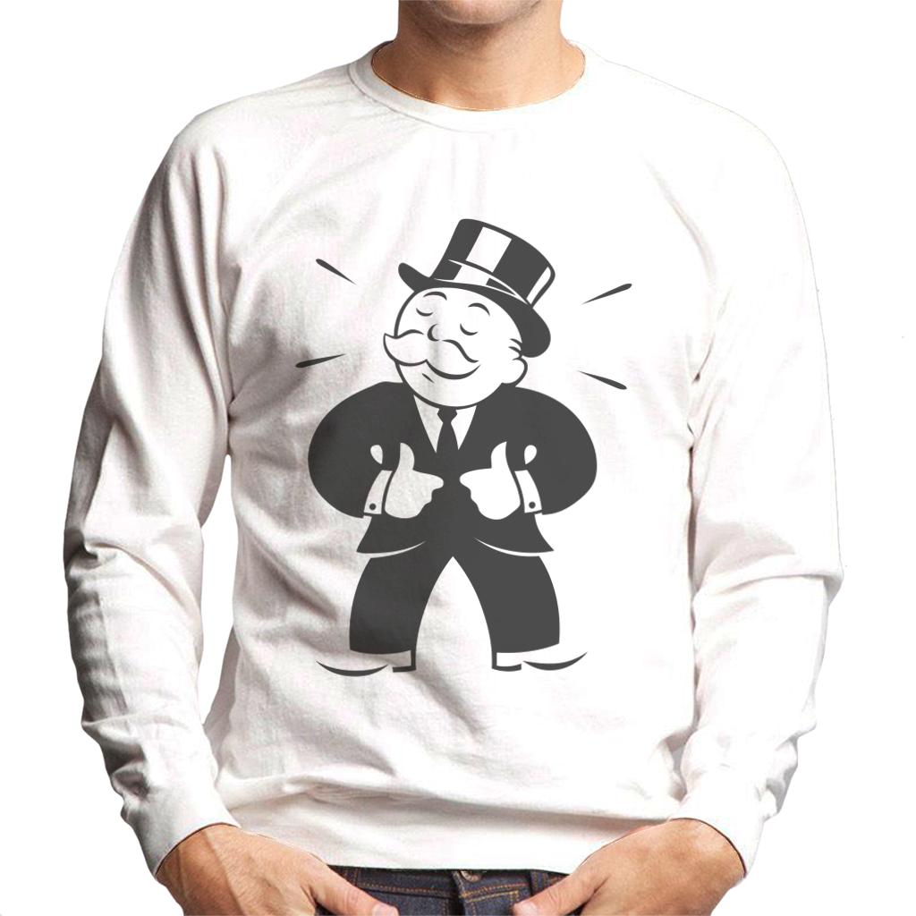 Monopoly Man Thumbs Up Men's Sweatshirt product image 4