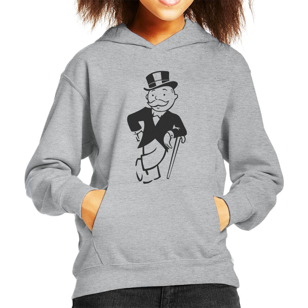 Monopoly Man Cane Lean Kid's Hooded Sweatshirt product image 1