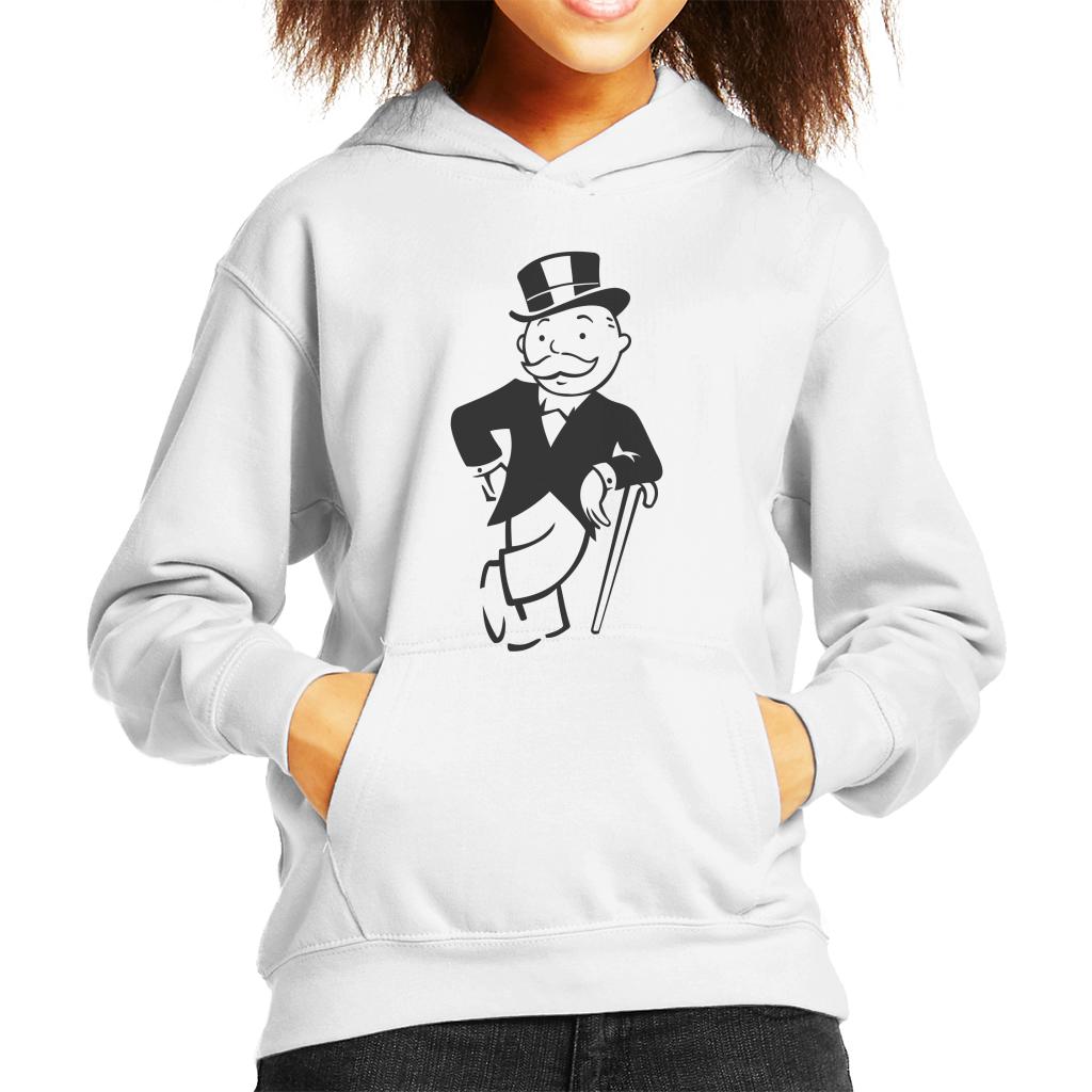 Monopoly Man Cane Lean Kid's Hooded Sweatshirt product image 4