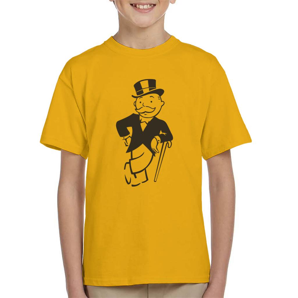 Monopoly Man Cane Lean Kid's T-Shirt product image 6
