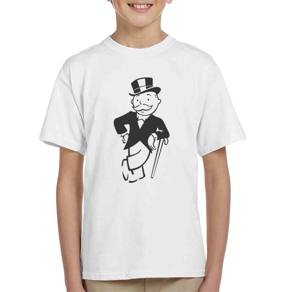 Monopoly Man Cane Lean Kid's T-Shirt product image 4