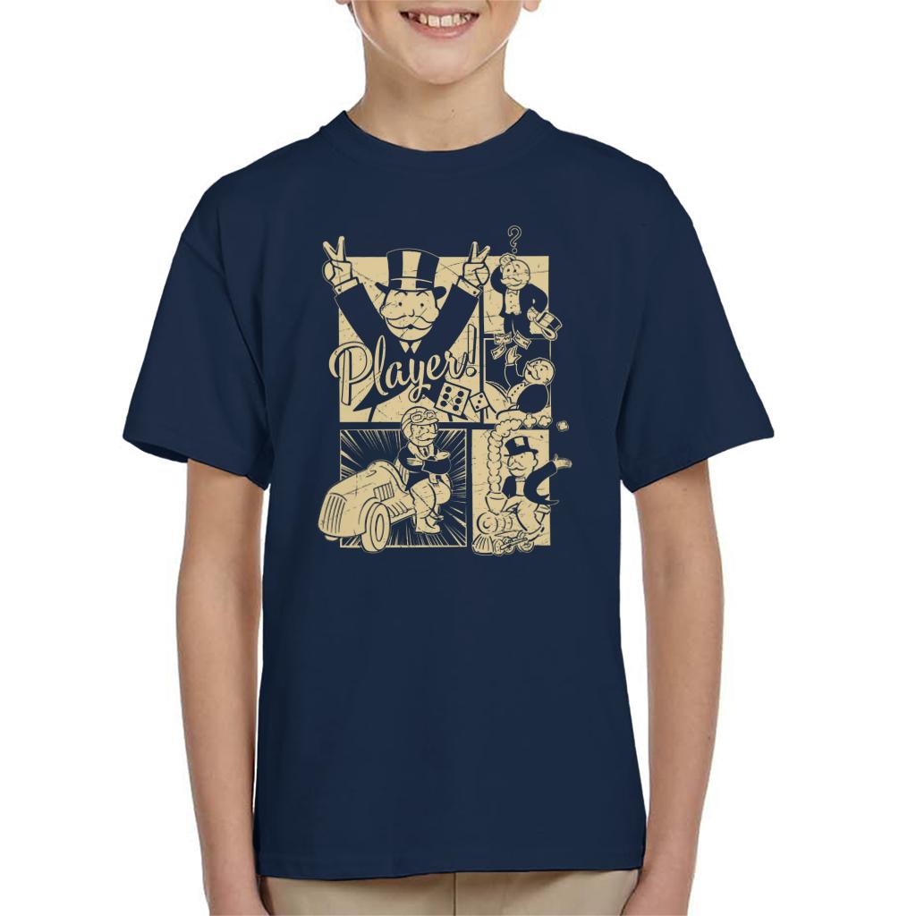 Monopoly Man Player Montage Kid's T-Shirt product image 6