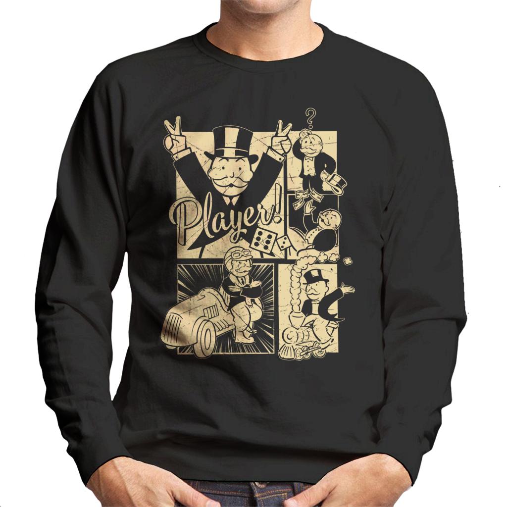 Monopoly Man Player Montage Men's Sweatshirt product image 1