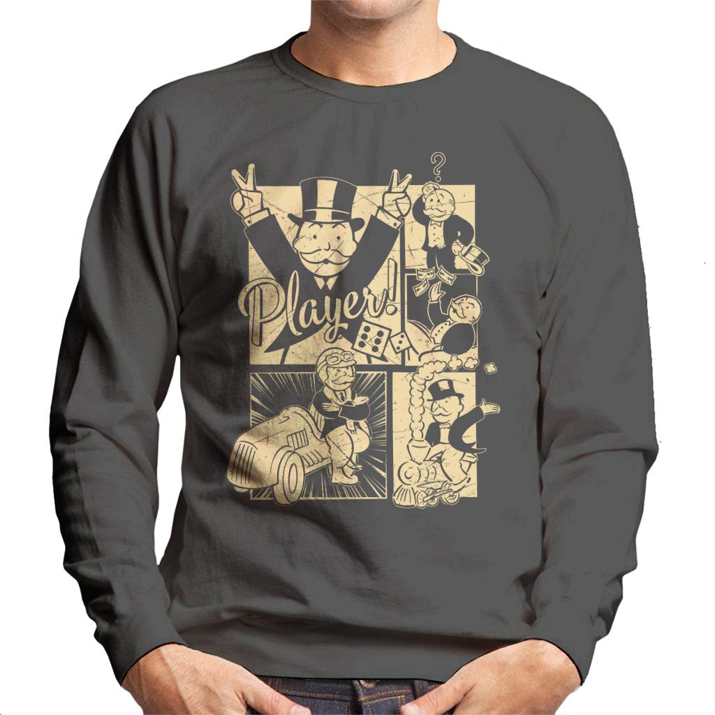 Monopoly Man Player Montage Men's Sweatshirt product image 4