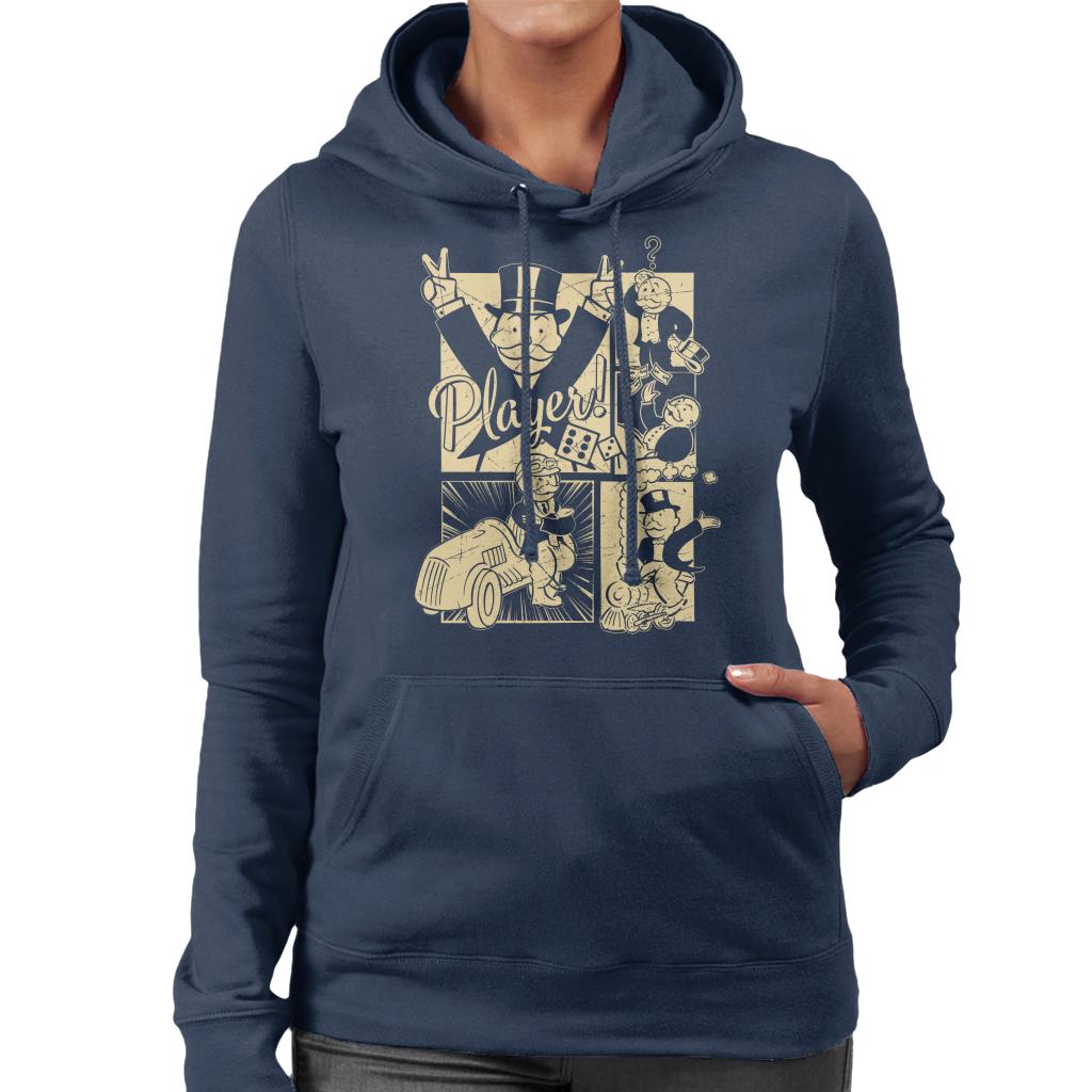 Monopoly Man Player Montage Women's Hooded Sweatshirt product image 6