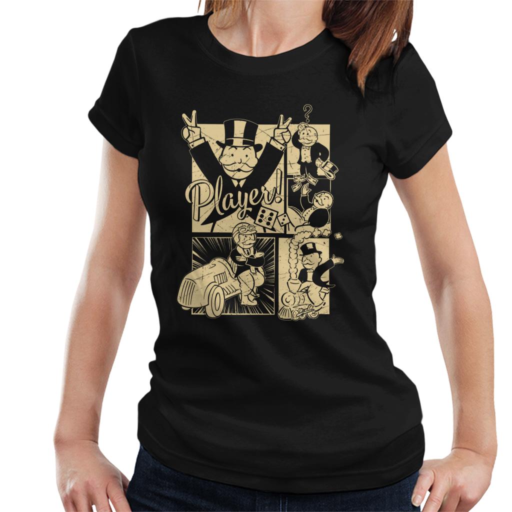 Monopoly Man Player Montage Women's T-Shirt product image 1