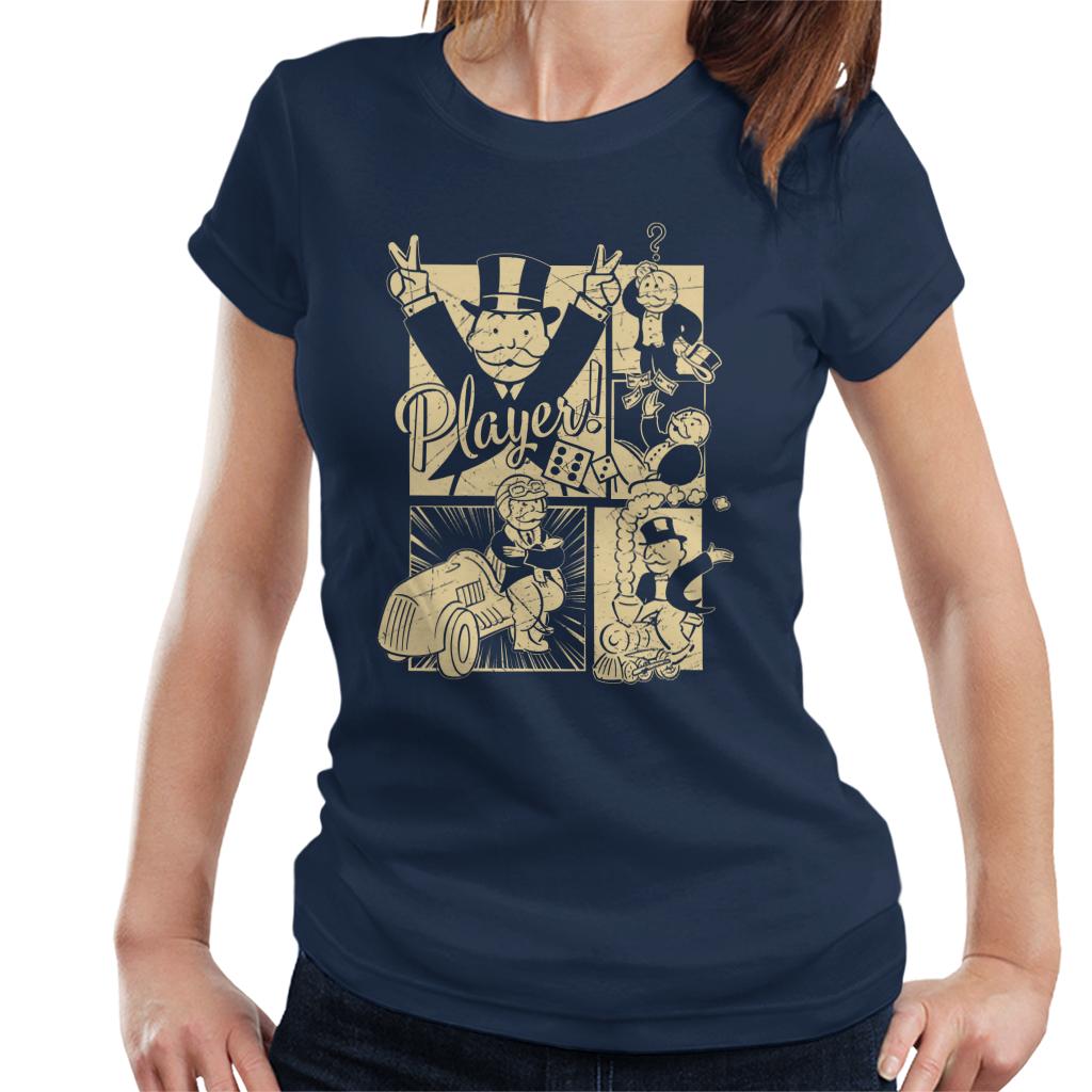 Monopoly Man Player Montage Women's T-Shirt product image 6