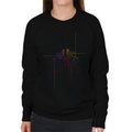 Power Rangers Action Pose Line Art Women's Sweatshirt product image 1
