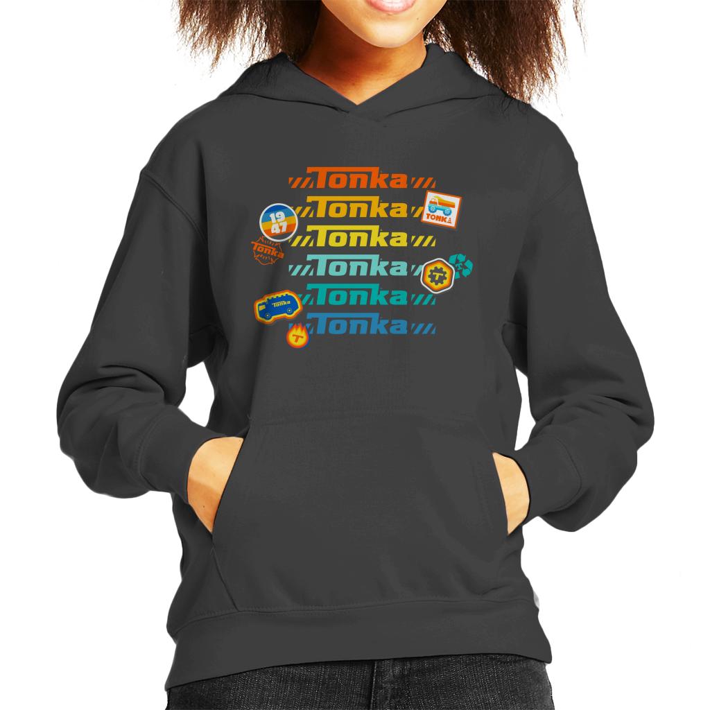 Tonka Rainbow Print Kid's Hooded Sweatshirt product image 1