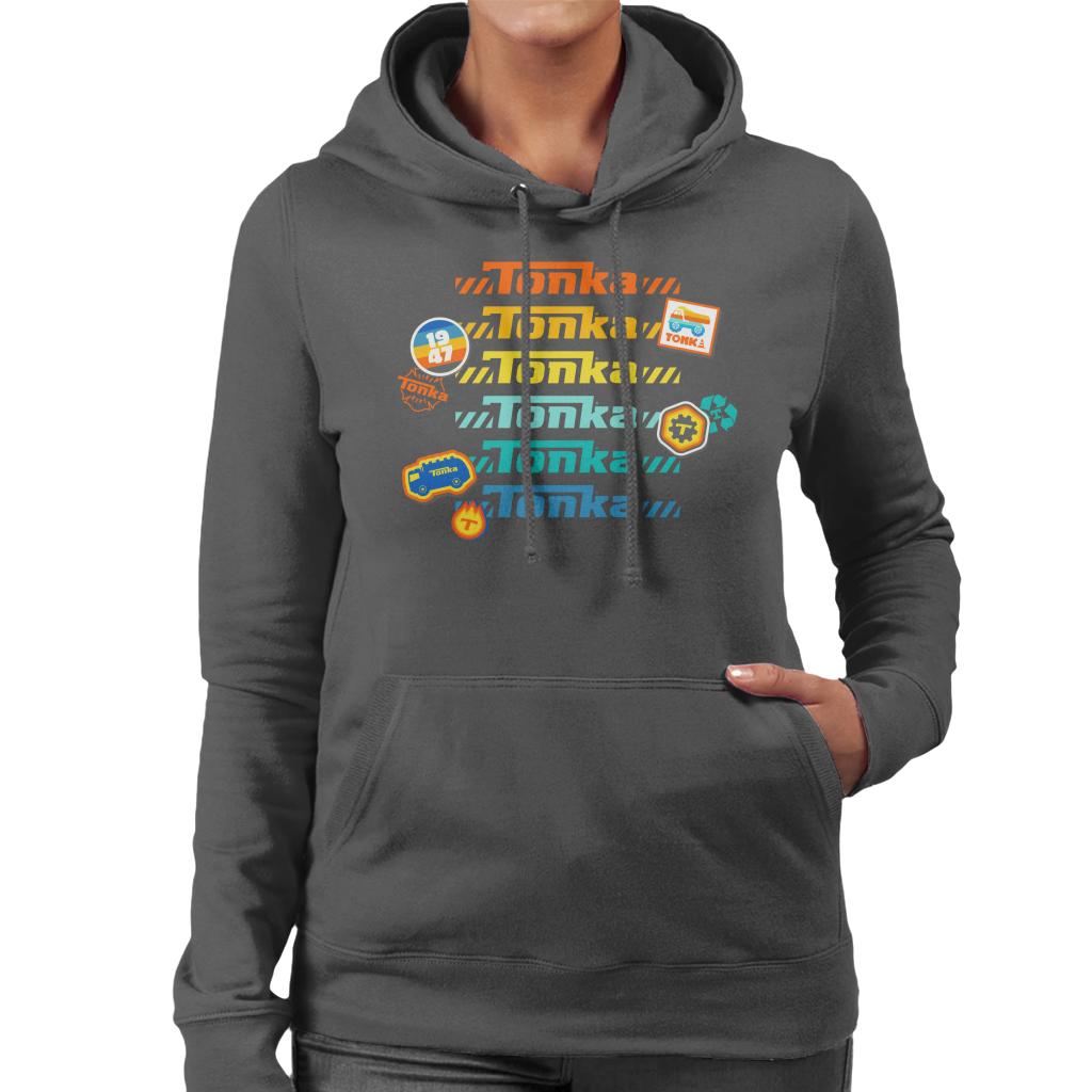 Tonka Rainbow Print Women's Hooded Sweatshirt product image 1