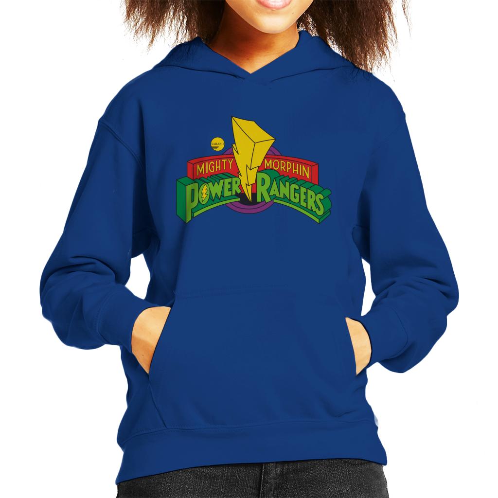 Power Rangers Classic Mighty Morphin Logo Kid's Hooded product image 4