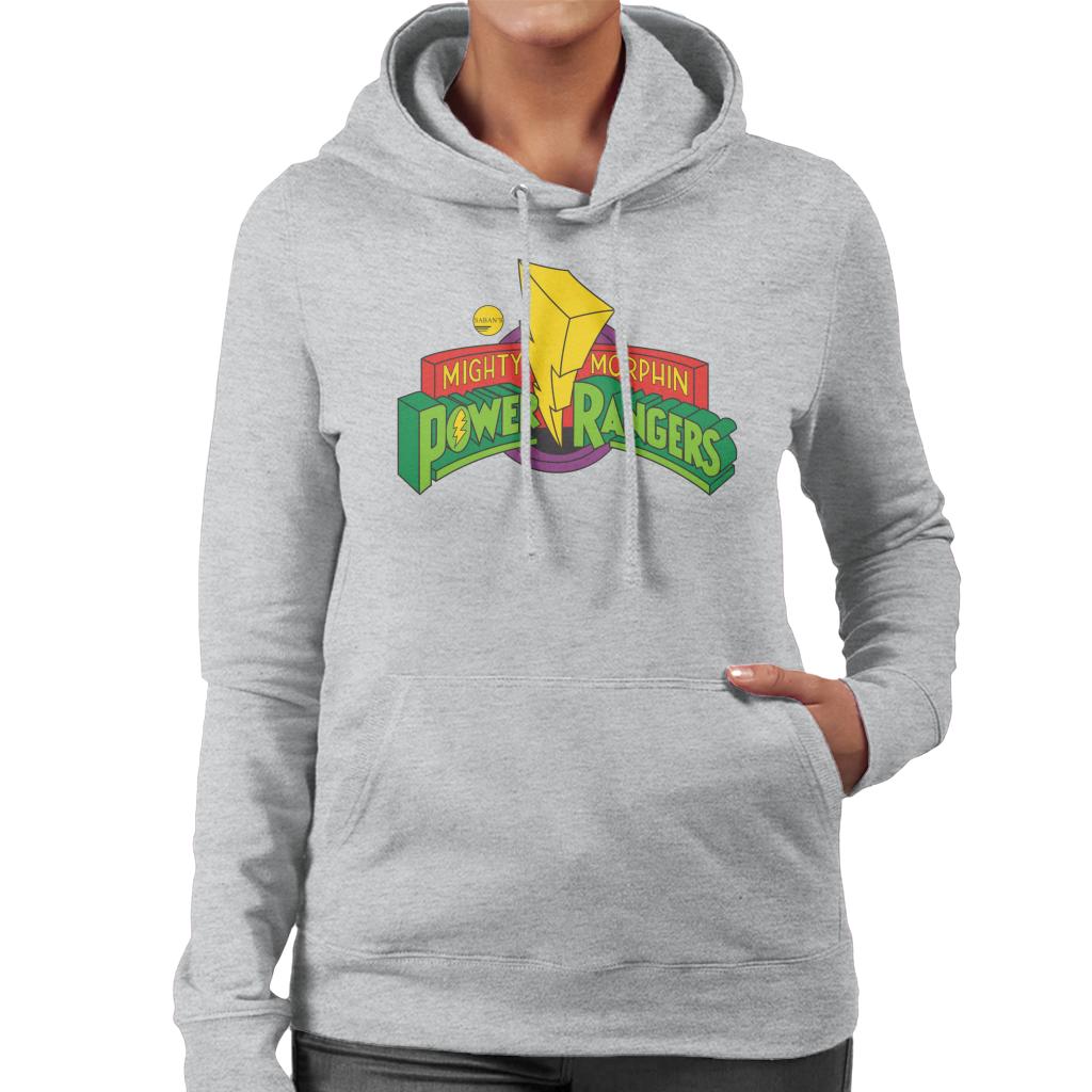 Power Rangers Classic Mighty Morphin Logo Women's Hooded product image 1