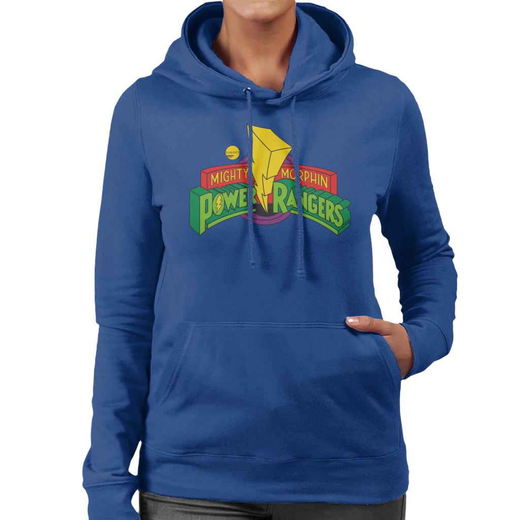 Power Rangers Classic Mighty Morphin Logo Women's Hooded product image 6