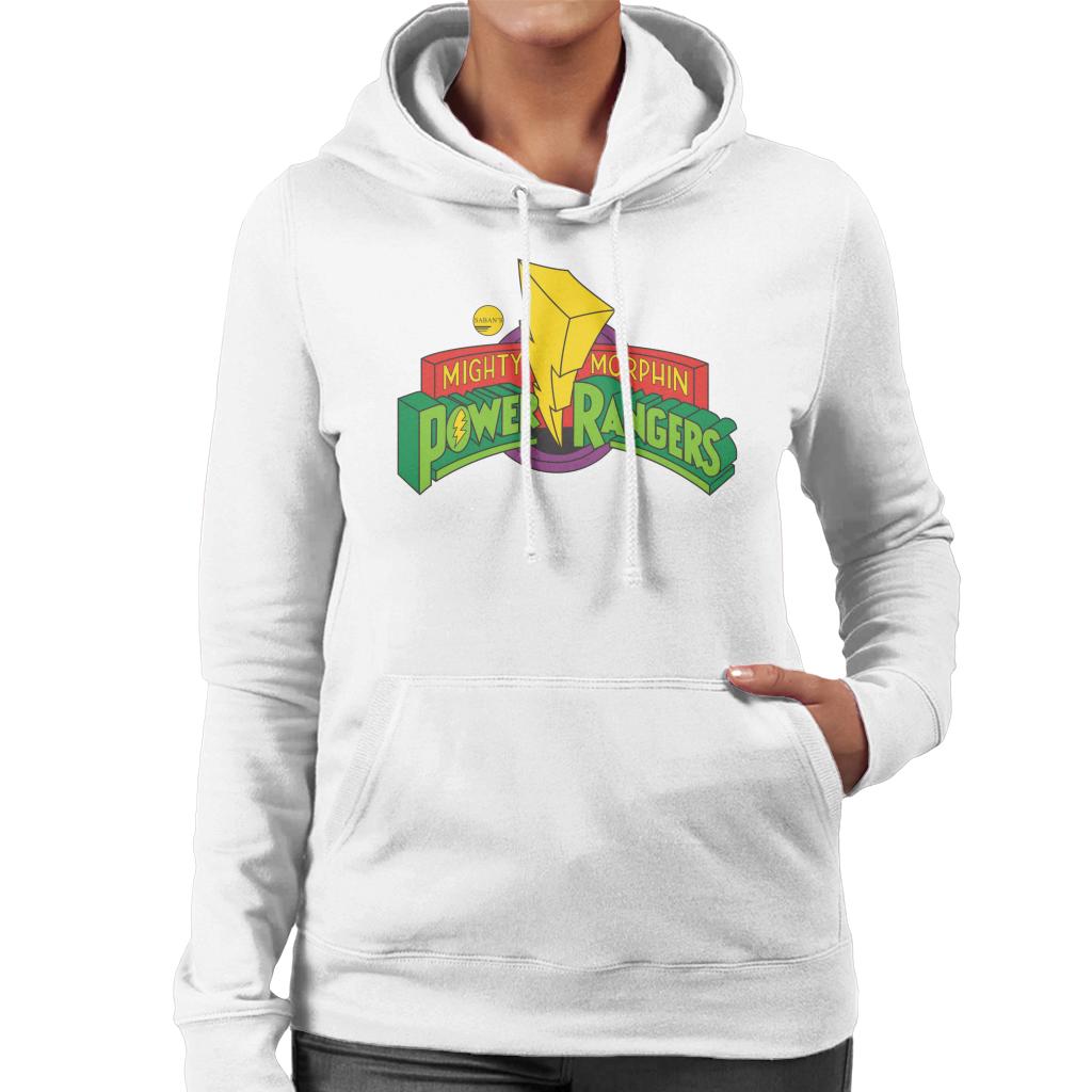 Power Rangers Classic Mighty Morphin Logo Women's Hooded product image 4