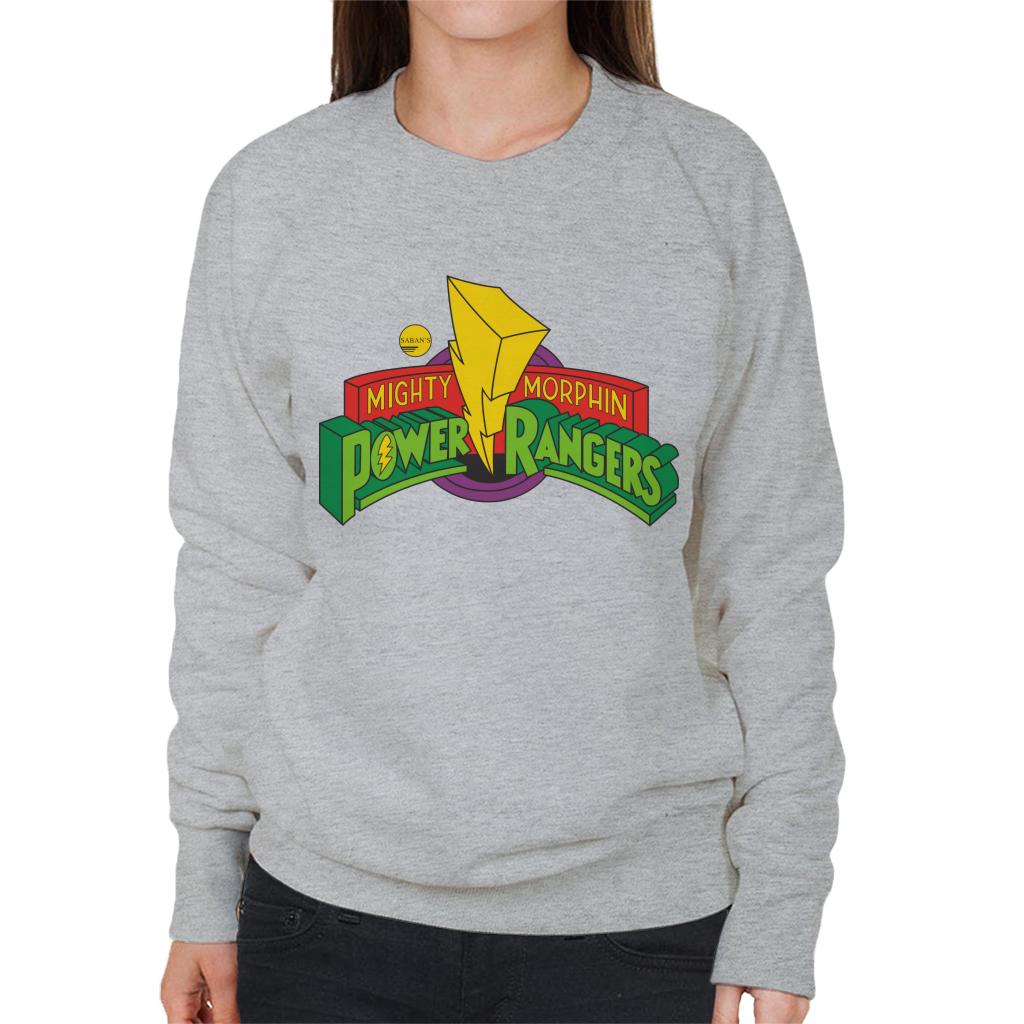 Power Rangers Classic Mighty Morphin Logo Women's Sweatshirt product image 1