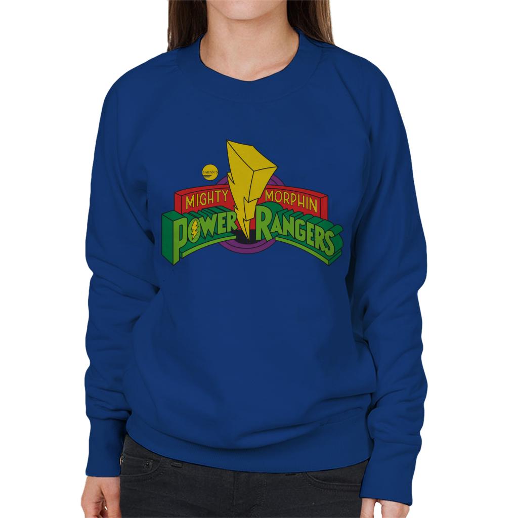 Power Rangers Classic Mighty Morphin Logo Women's Sweatshirt product image 6