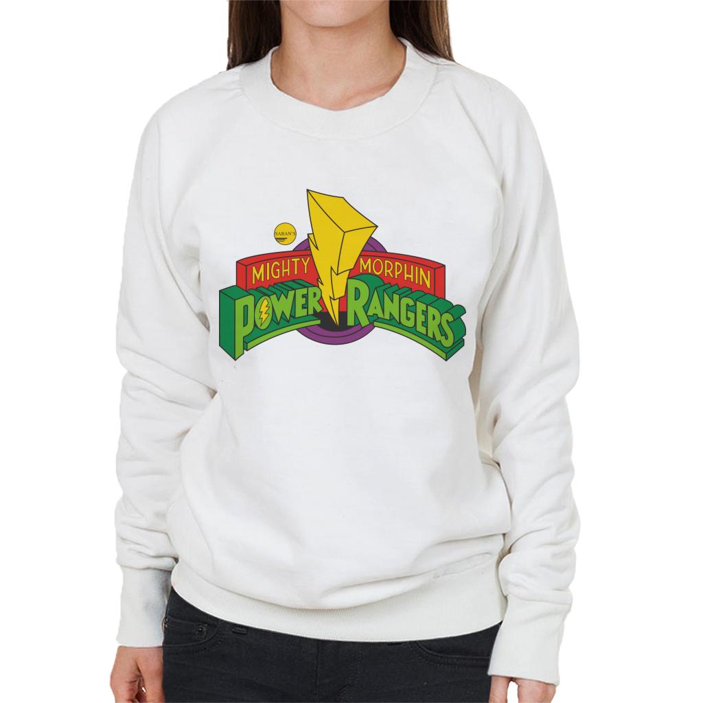 Power Rangers Classic Mighty Morphin Logo Women's Sweatshirt product image 4