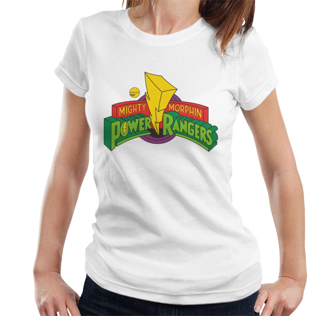 Power Rangers Classic Mighty Morphin Logo Women's T-Shirt product image 4