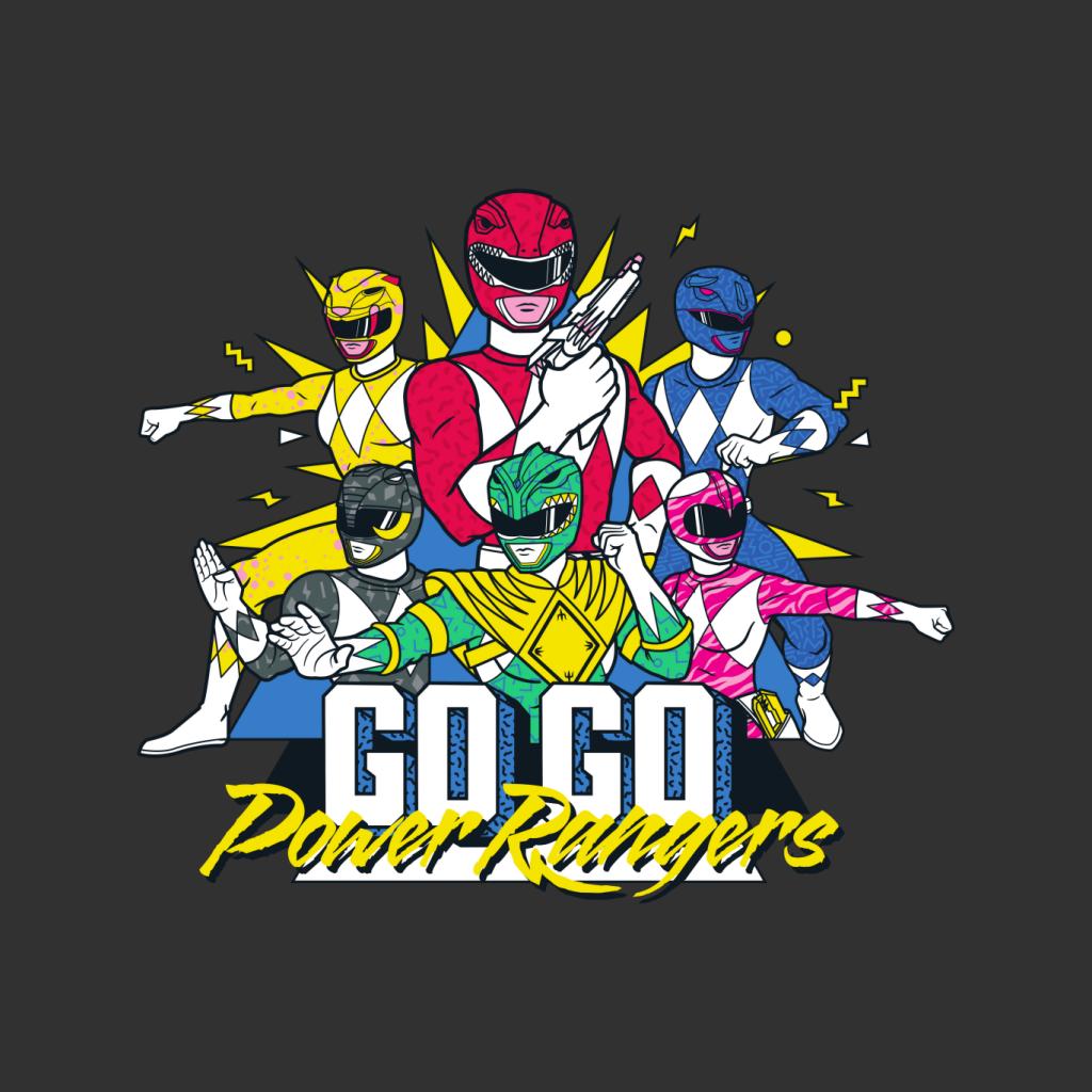 Power Rangers Go Go Retro 90s Men's Sweatshirt product image 2