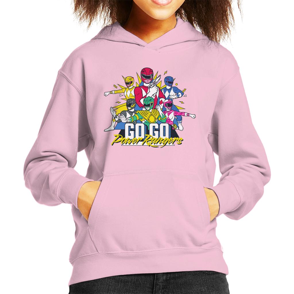 Power Rangers Go Go Retro 90s Kid's Hooded Sweatshirt product image 6