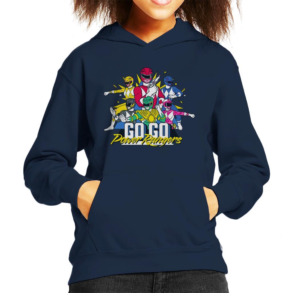 Power Rangers Go Go Retro 90s Kid's Hooded Sweatshirt product image 4