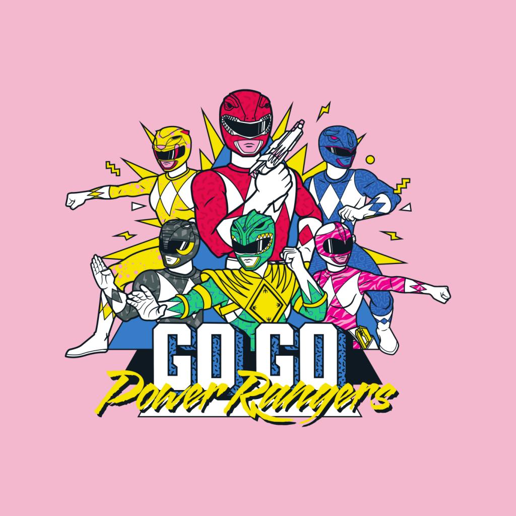 Power Rangers Go Go Retro 90s Women's Sweatshirt product image 7