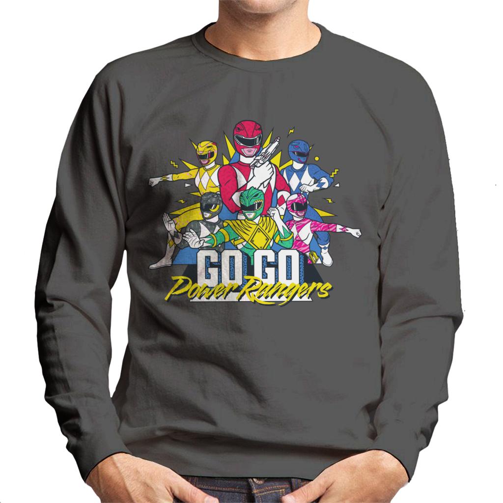 Power Rangers Go Go Retro 90s Men's Sweatshirt product image 1