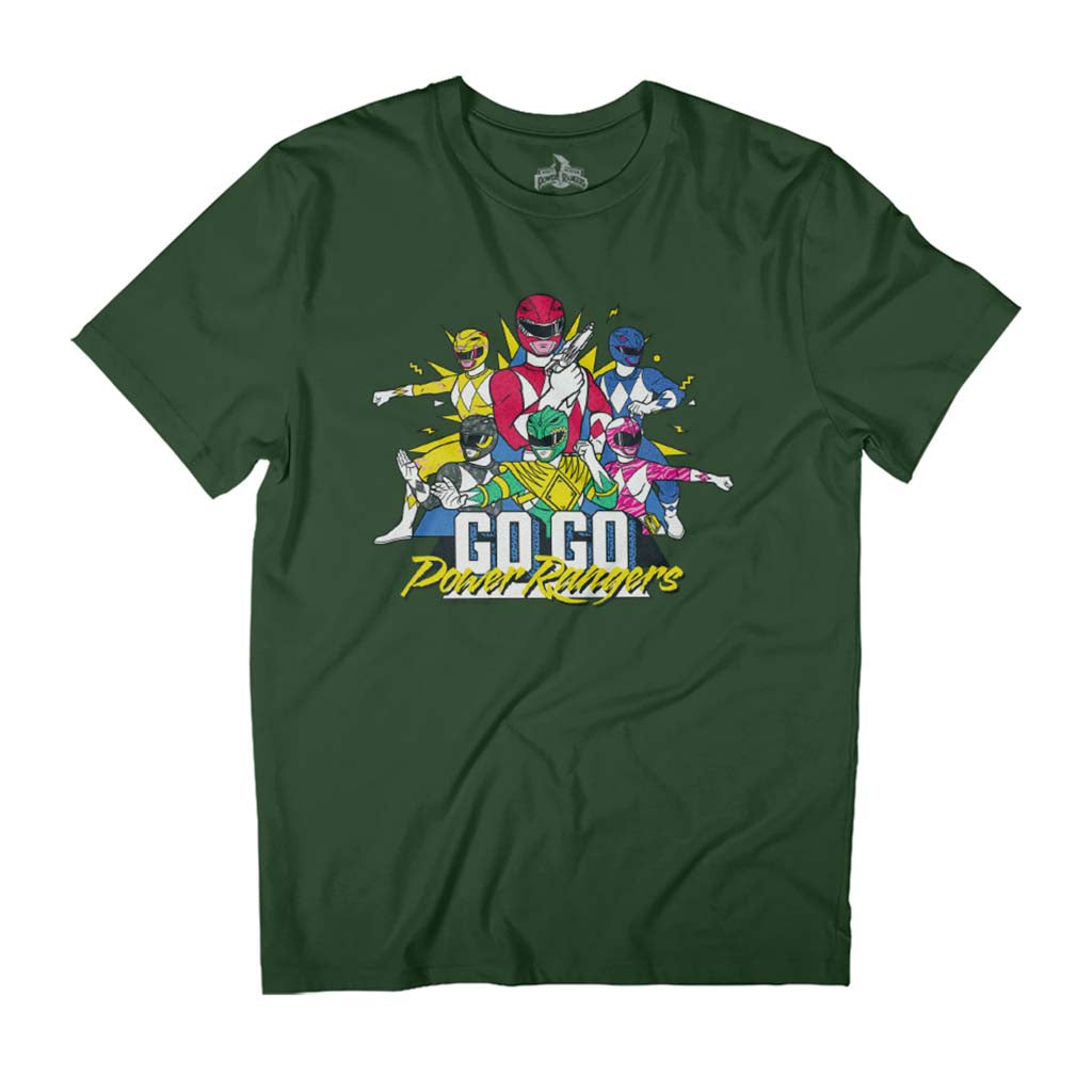 Power Rangers Go Go Retro 90s Men's T-Shirt product image 1