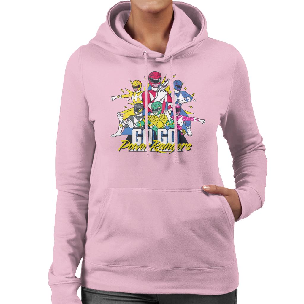 Power Rangers Go Go Retro 90s Women's Hooded Sweatshirt product image 6