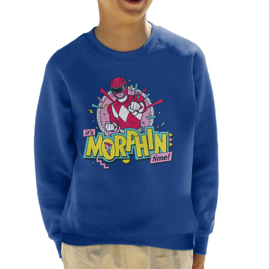 Power Rangers Its Morphin Time Retro Kid's Sweatshirt product image 4
