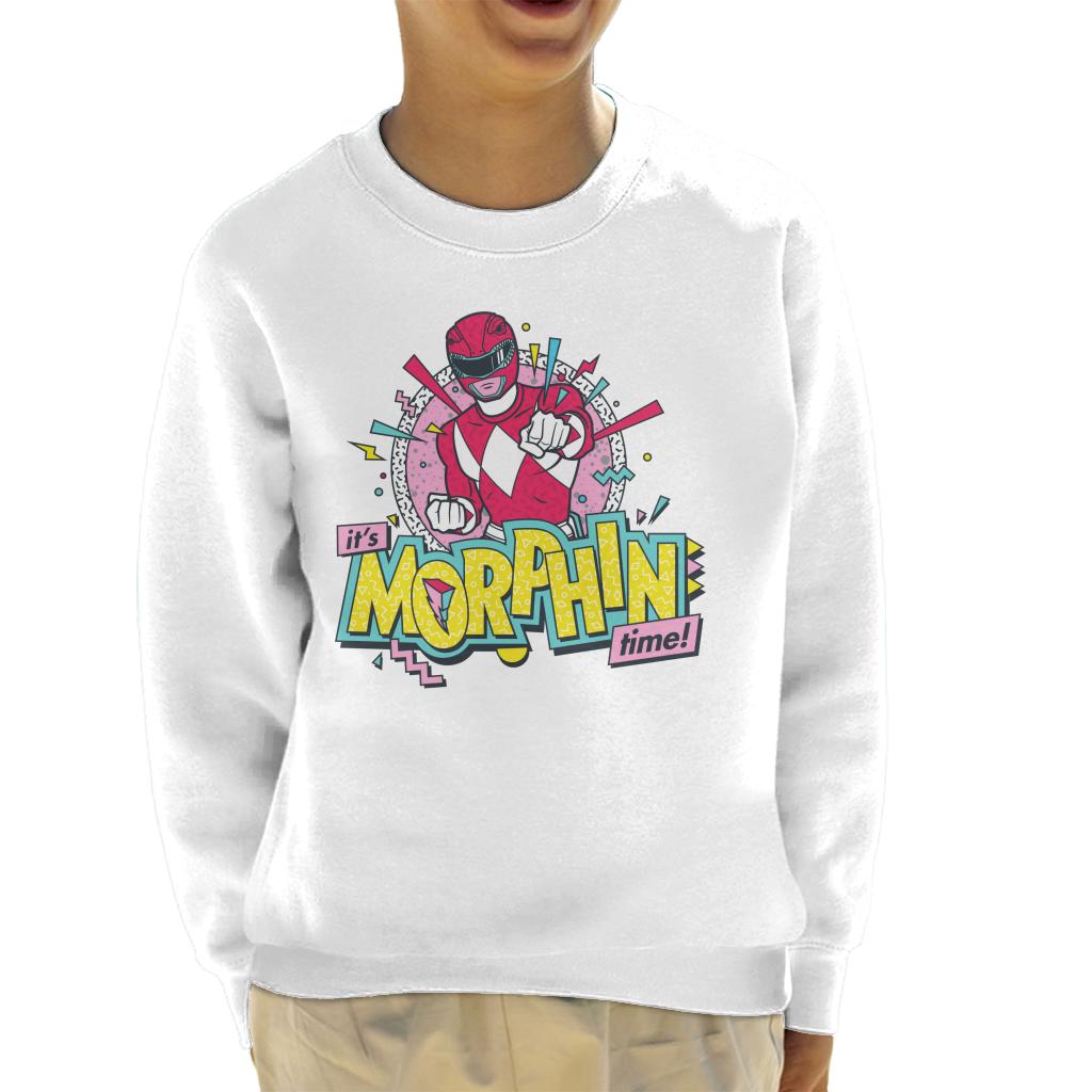 Power Rangers Its Morphin Time Retro Kid's Sweatshirt product image 6