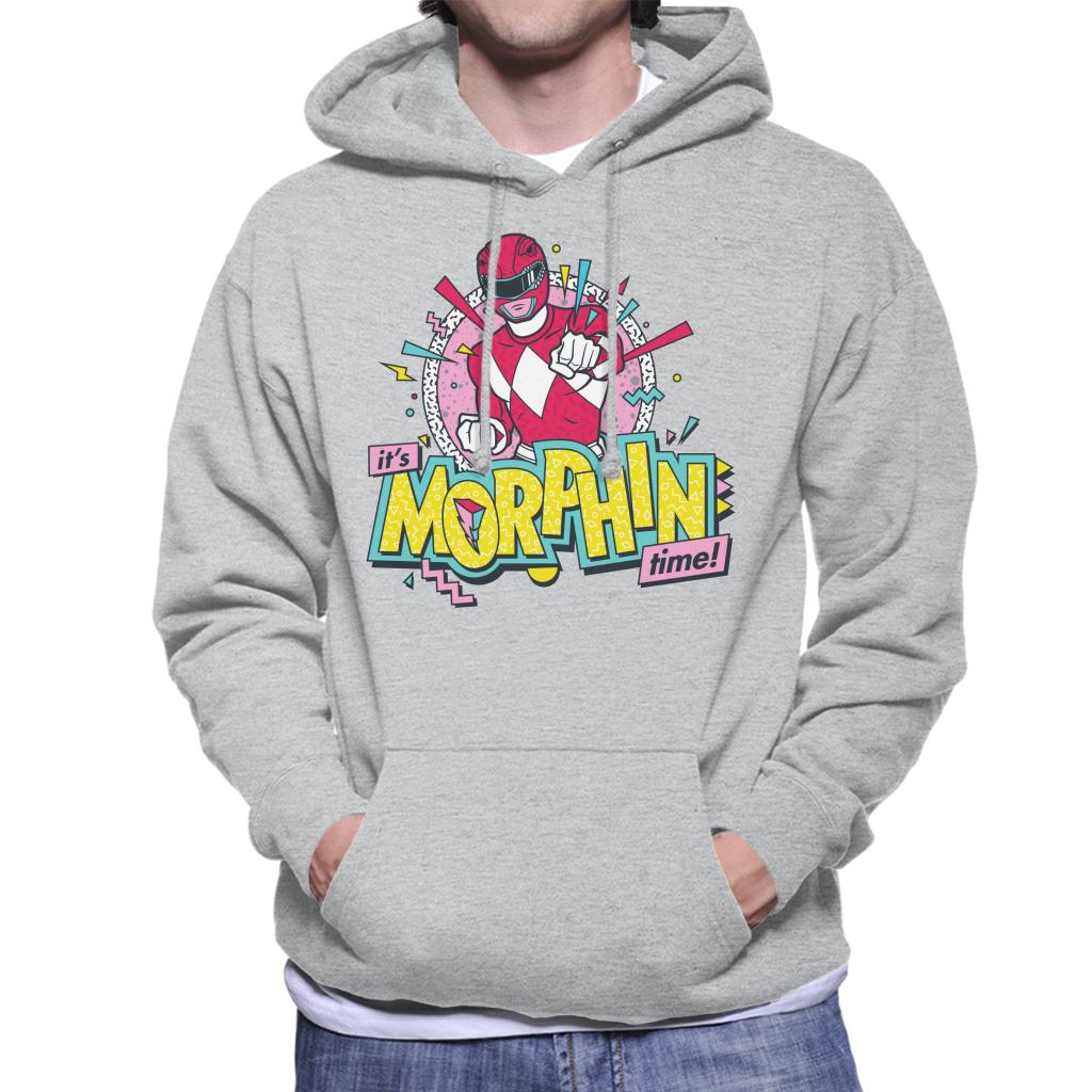 Power Rangers Its Morphin Time Retro Men's Hooded Sweatshirt product image 1