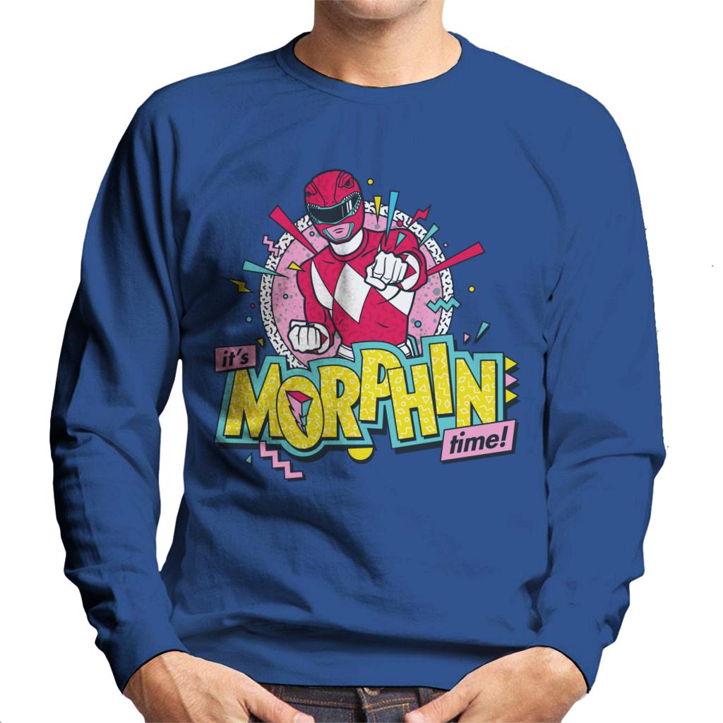 Power Rangers Its Morphin Time Retro Men's Sweatshirt product image 6