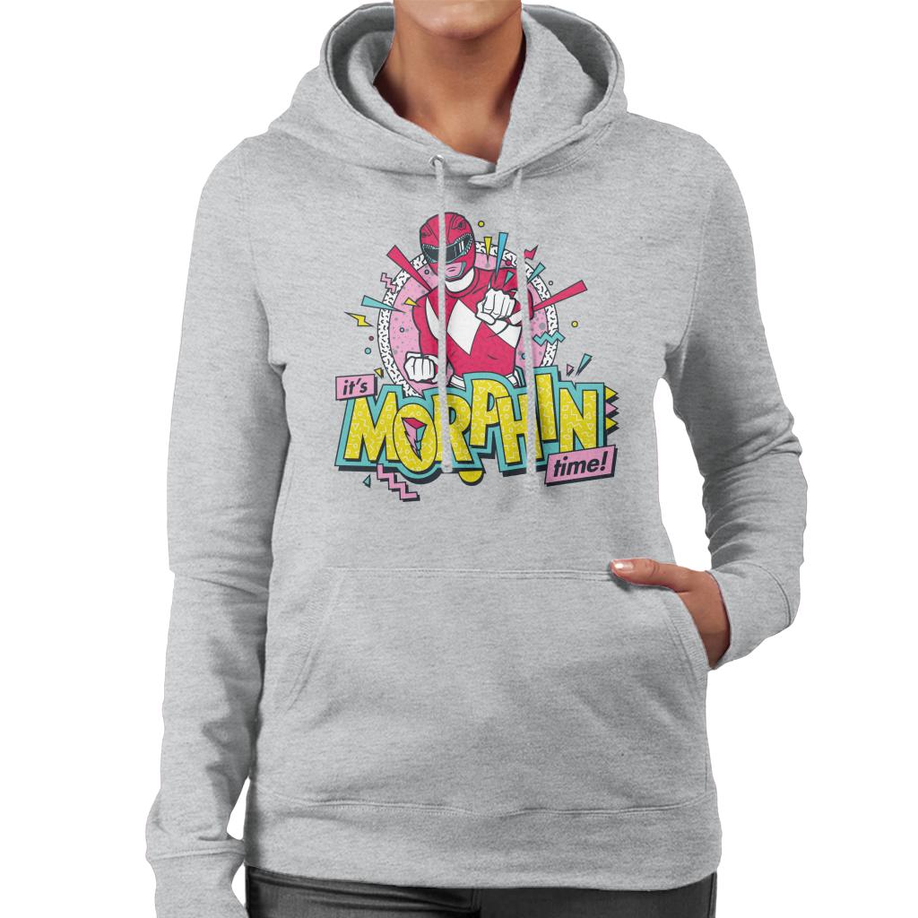 Power Rangers Its Morphin Time Retro Women's Hooded product image 1