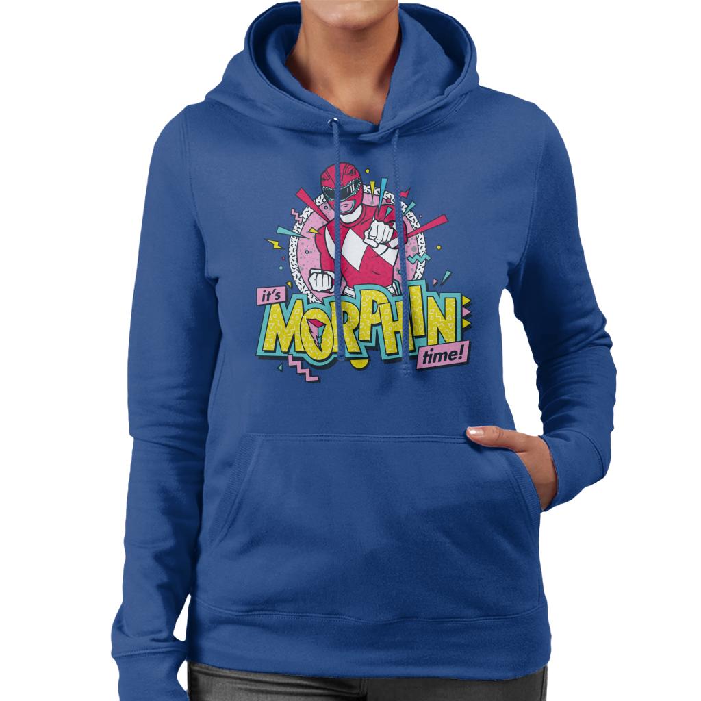 Power Rangers Its Morphin Time Retro Women's Hooded product image 6