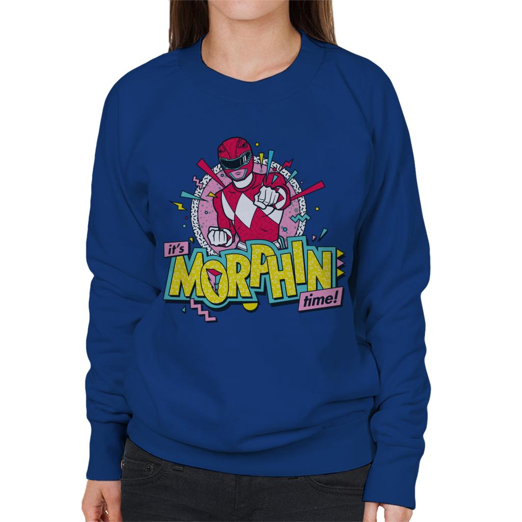 Power Rangers Its Morphin Time Retro Women's Sweatshirt product image 6