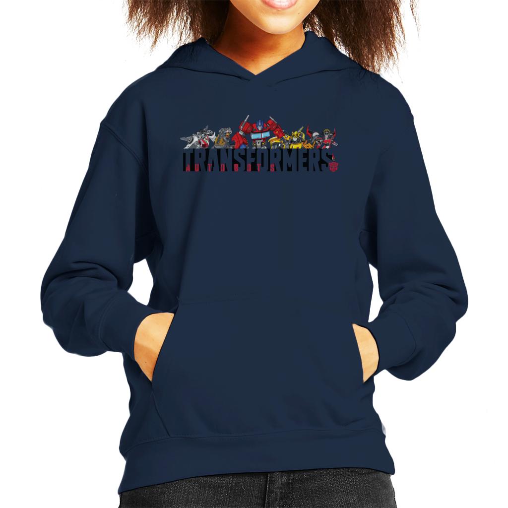 Transformers Autobots Line Up Kid's Hooded Sweatshirt product image 1