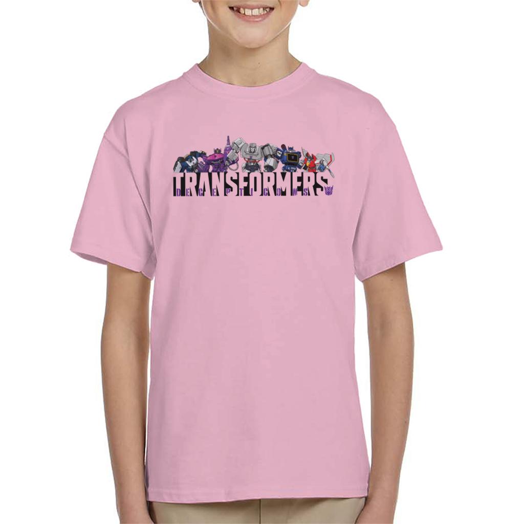 Transformers Decepticons Line Up Kid's T-Shirt product image 6
