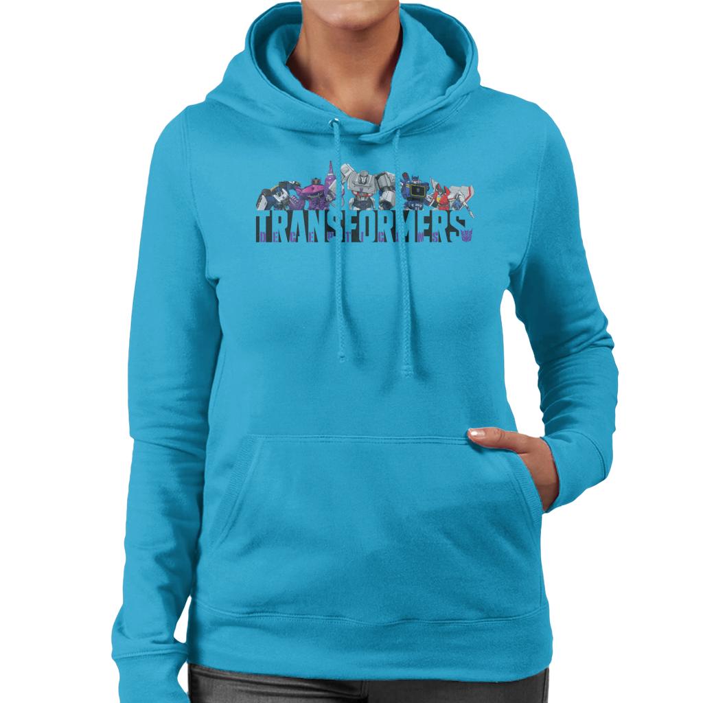 Transformers Decepticons Line Up Women's Hooded Sweatshirt product image 4