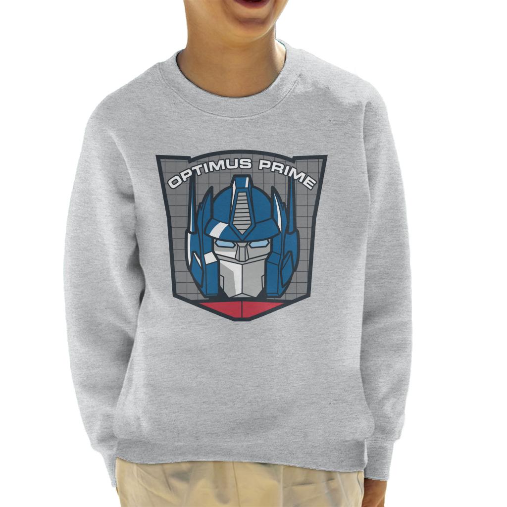 Transformers Optimus Prime Retro Face Badge Kid's Sweatshirt product image 1