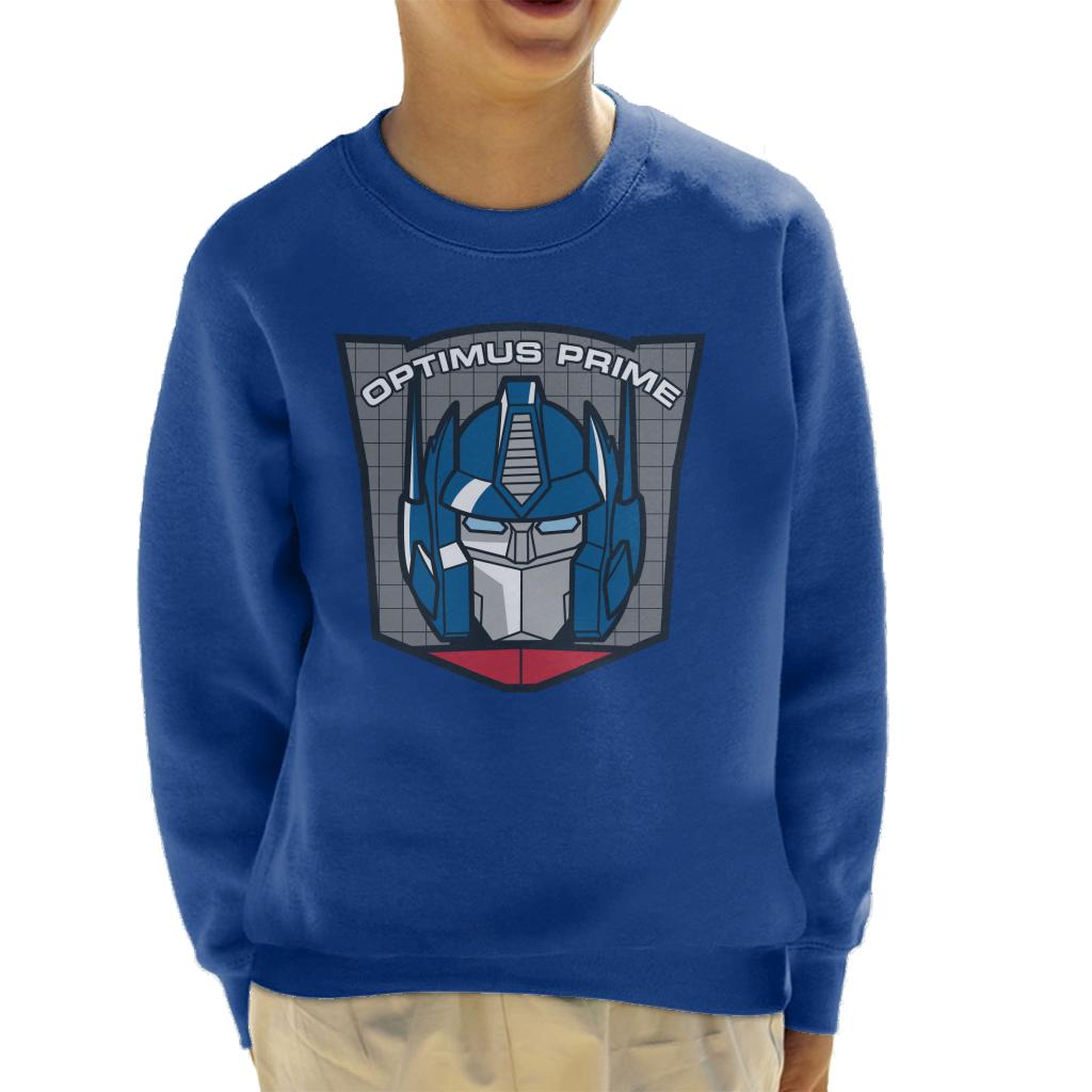 Transformers Optimus Prime Retro Face Badge Kid's Sweatshirt product image 4