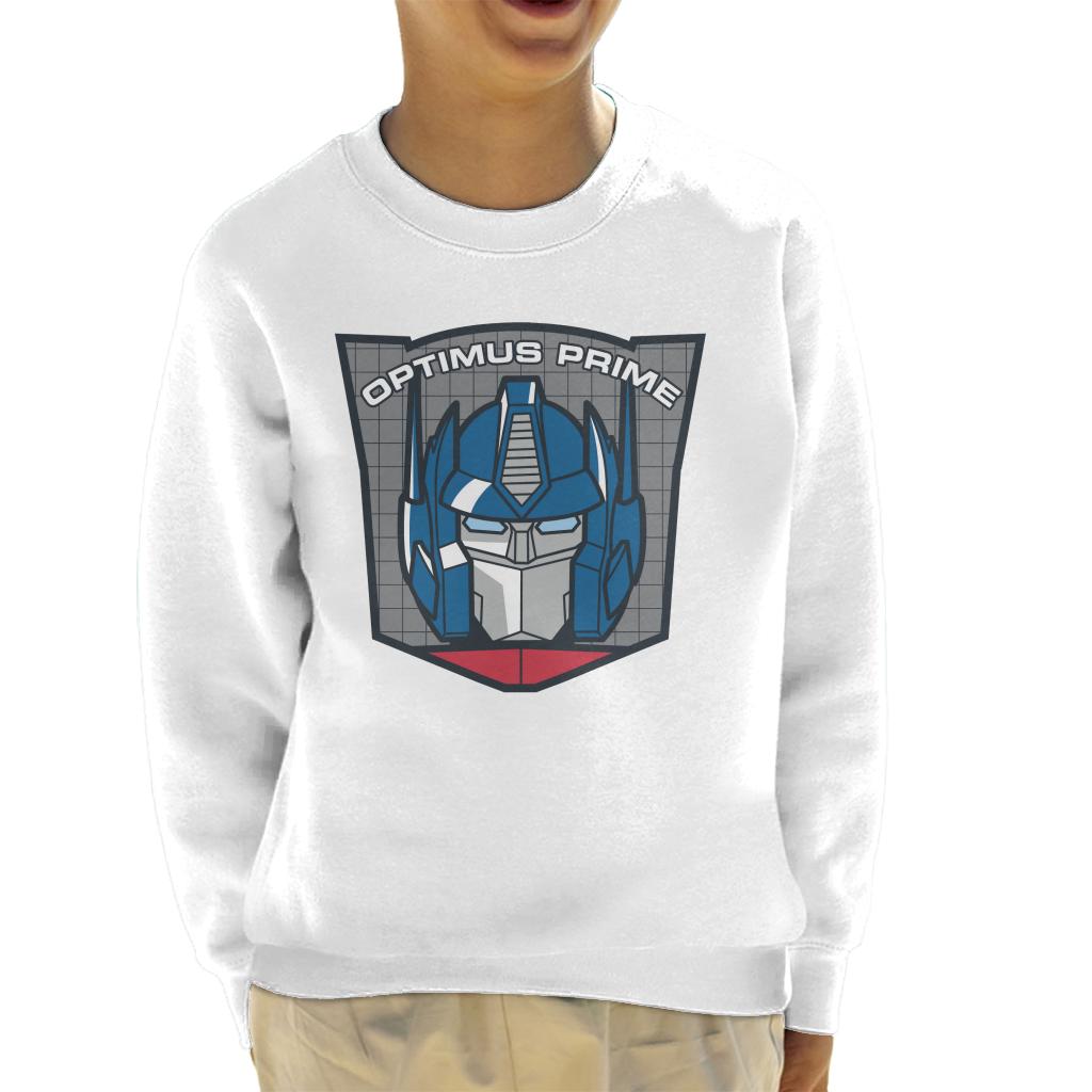 Transformers Optimus Prime Retro Face Badge Kid's Sweatshirt product image 6
