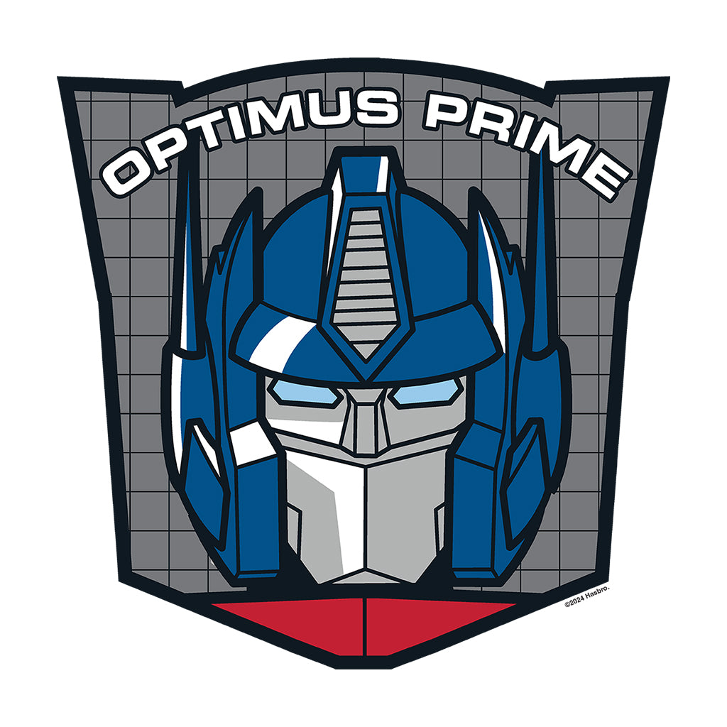 Transformers Optimus Prime Retro Face Badge Men's T-Shirt product image 2