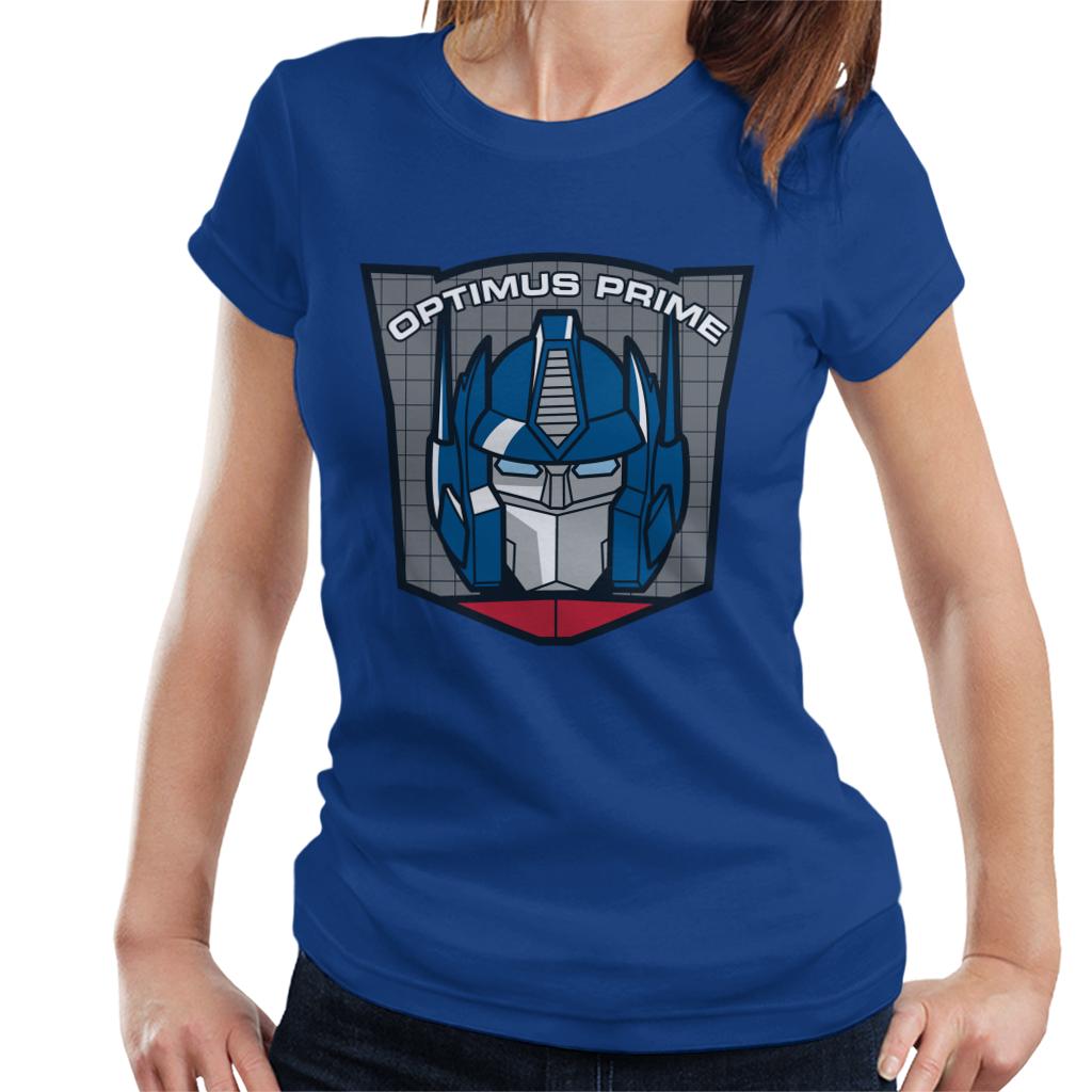 Transformers Optimus Prime Retro Face Badge Women's T-Shirt product image 6